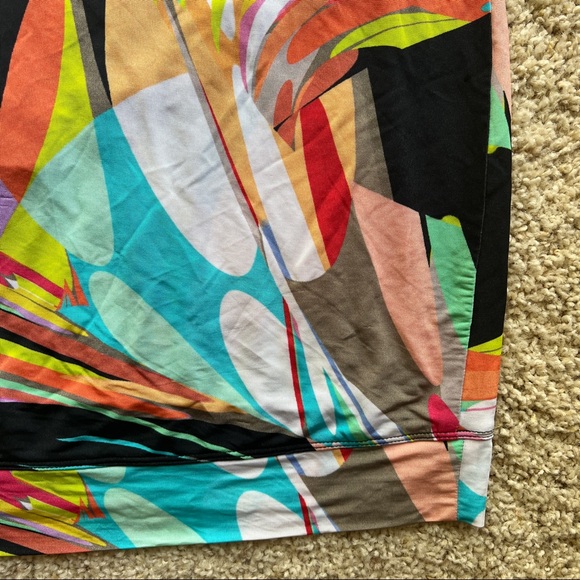 TRINA TURK abstract print stretch mini dress - Picture 8 of 9